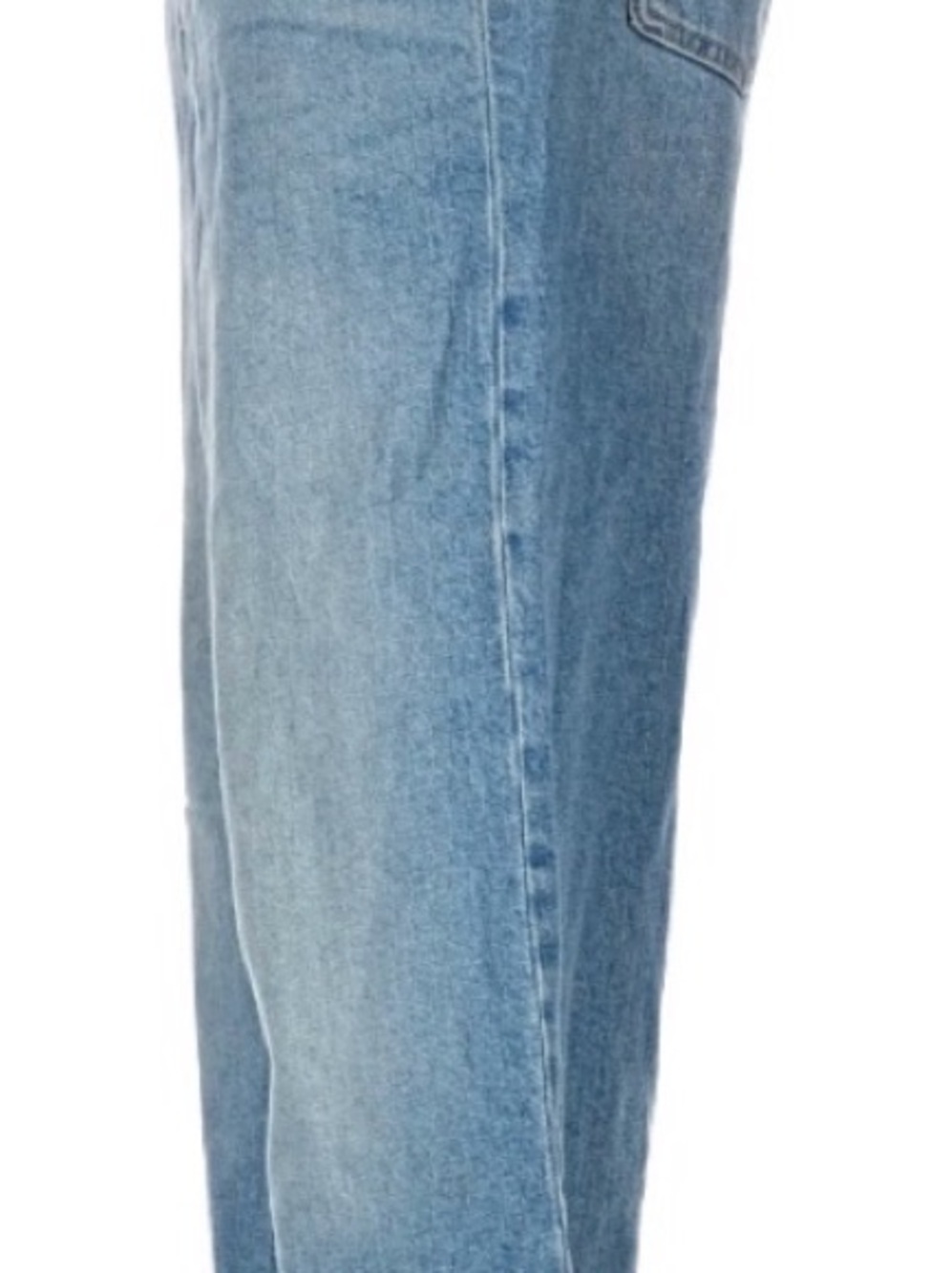 Talbots Medium Wash Wide-Leg Jeans Rolled Cuff - Picture 3 of 7